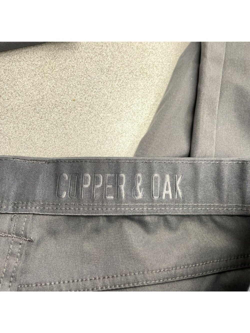 Copper & Oak Men's Size 34x30 Gray Polyester Tech Pants Cargo N1355 - Picture 8 of 10